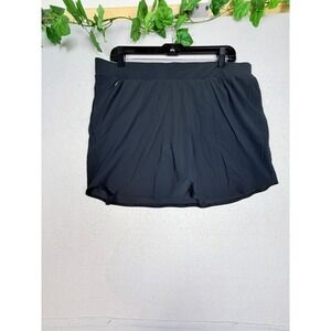 All in Motion Womens High Rise Woven Skort Black Active Skirt Large NWT